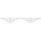 Ekena Millwork Austin Architectural Grade PVC Running Trim, 6"H x 5/8"P x 48"L RUNP06X0625X48AUS - alternate 2